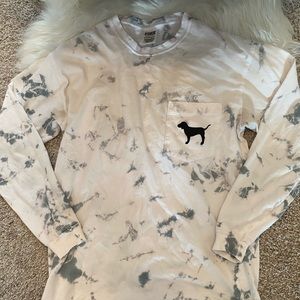 VS Pink Long Sleeve Campus Tee